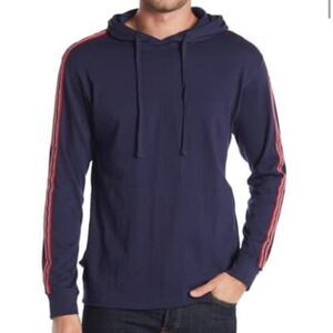 Burnside Men’s Stripe Sleeve Pullover Hoodie
